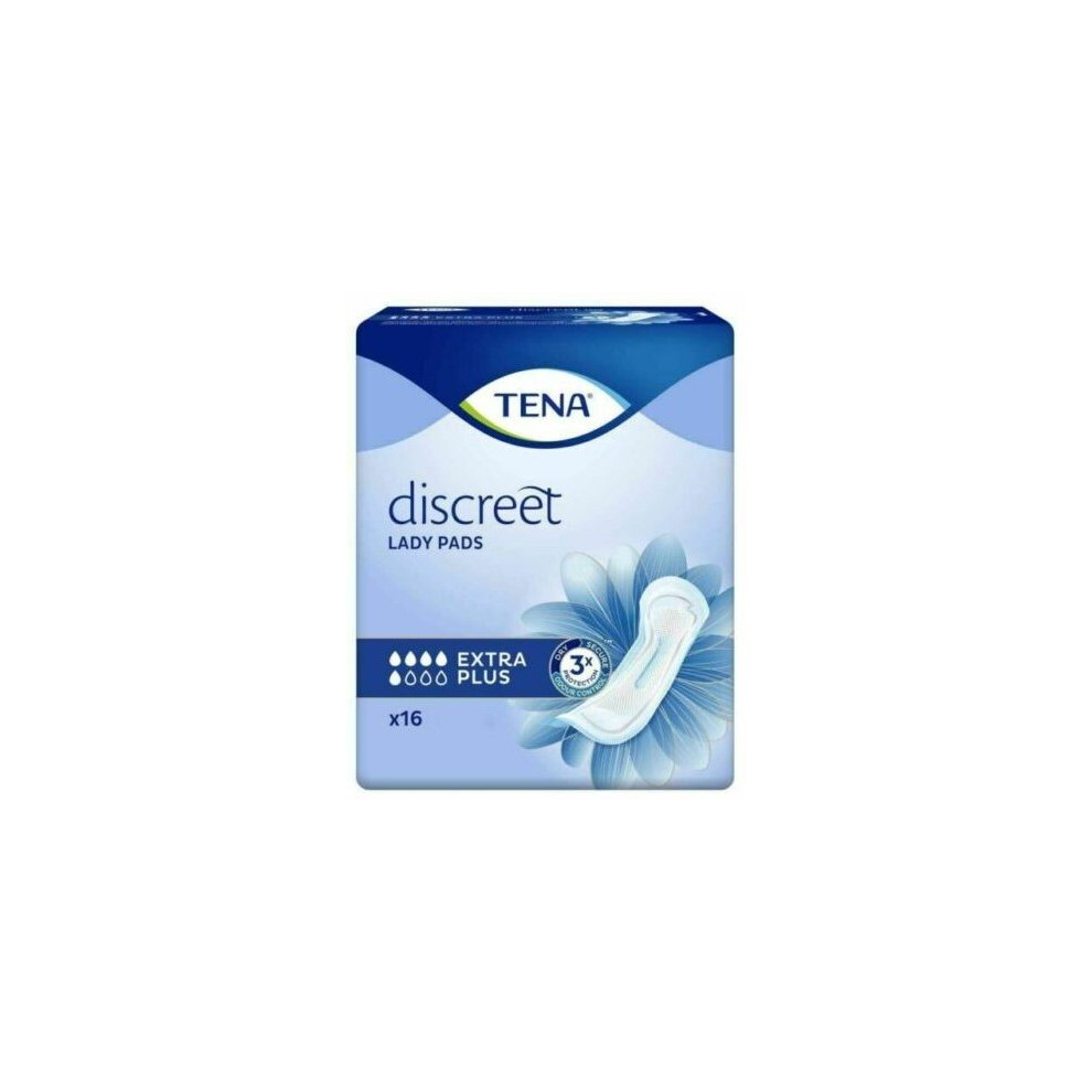 Tena Discreet Extra Plus x16 Pads x1 Pack