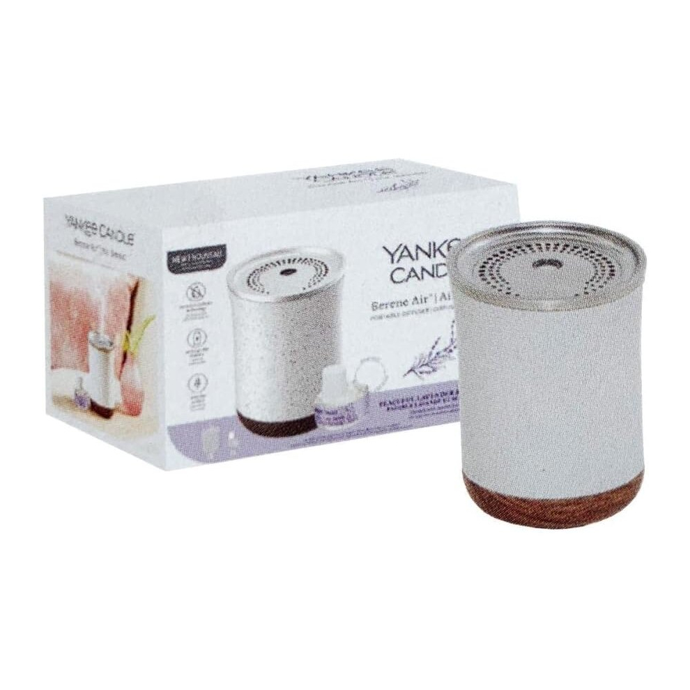 Yankee Candle Peaceful Air Portable Diffuser 4 Oils Aroma Starter kit