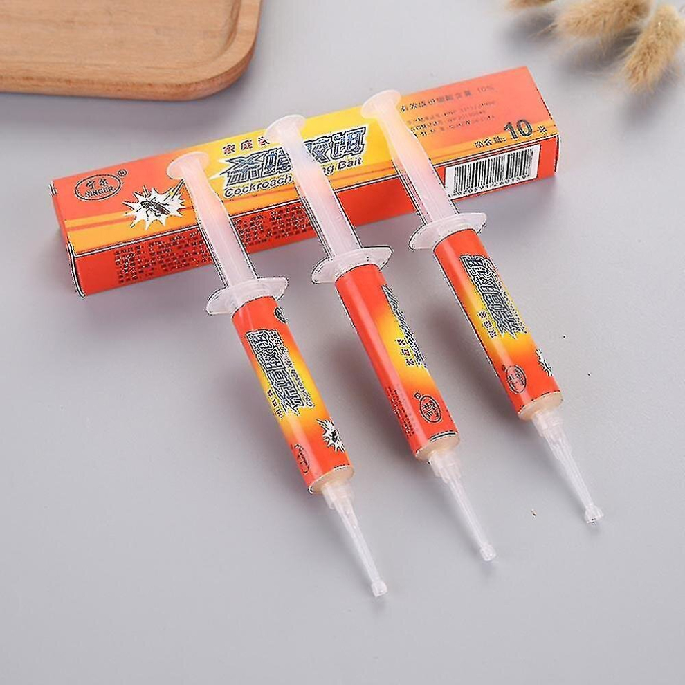 (3pcs) 5pcs 10g Household Cockroach Trap Baits Killing Gel Bait Drug Poison Lures