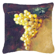 New White Grapes by Malenda Trick Canvas Decorative Pillow
