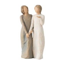 By My Side Sculpted Hand-painted Figure Gift For Friends Sisters Resin Desktop
