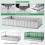 Casart 174x90x70CM Outdoor Greenhouse Rectangular Planter Box Kit Garden Raised Bed 9
