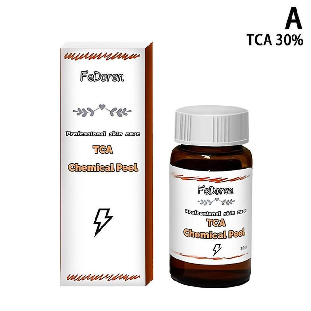 TCA 30% Peel Serum for Pigmentation, Acne Scars & Pore Reduction - Exfoliating, Brightening Skin Superforce