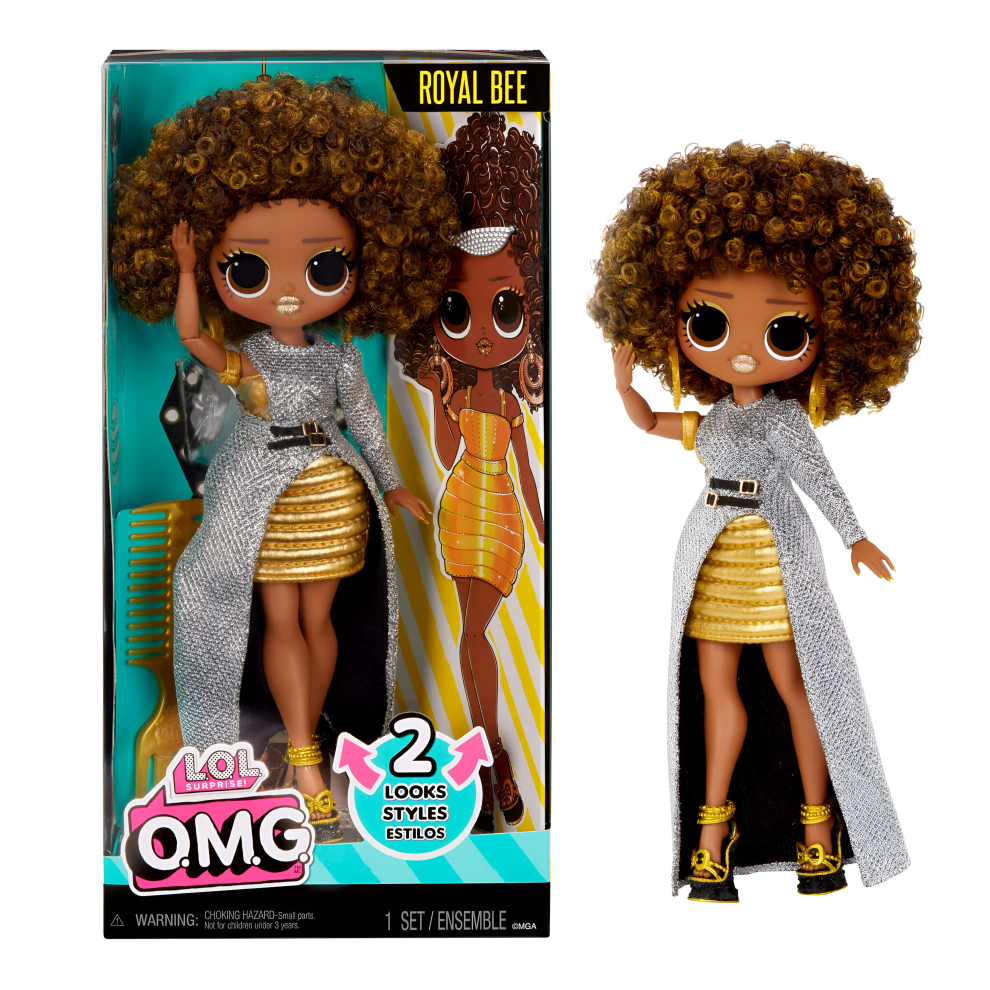 LOL Surprise OMG Royal Bee Fashion Doll With Multiple Surprises