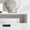 SoBuy NKD03-W, Floating Wall-mounted Bedside Table Cabinet with Drawer 9