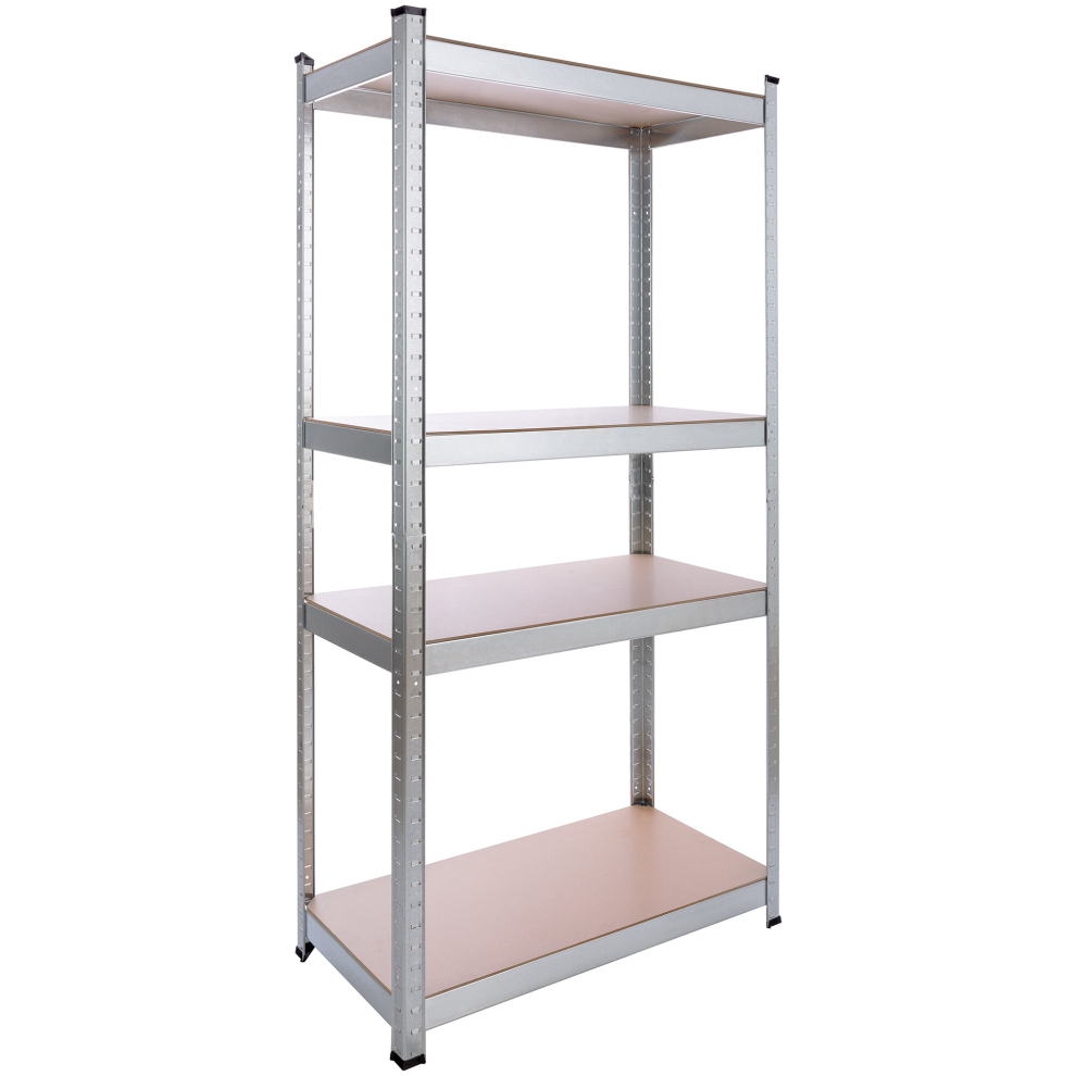 AREBOS heavy duty shelving | plug-in shelving | basement shelving | metal | 80 x 40 x 160 cm | 320 kg load capacity