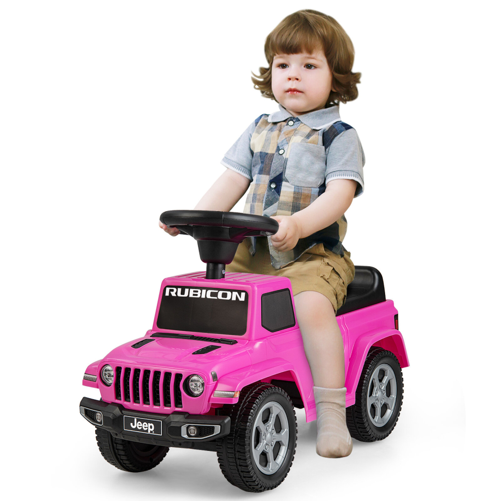 Children's Ride on Push Car Licensed Jeep Toddler Foot-to-Floor Sliding