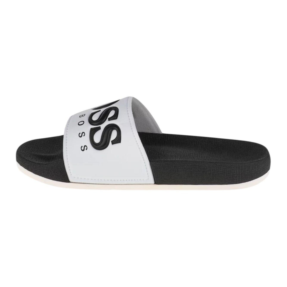 Hugo Boss (Uk 6) Boys Sandals Black/White Uk 10-7.5
