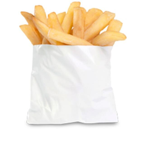 BG  Grease Resistant Fry Bag PB3 - White