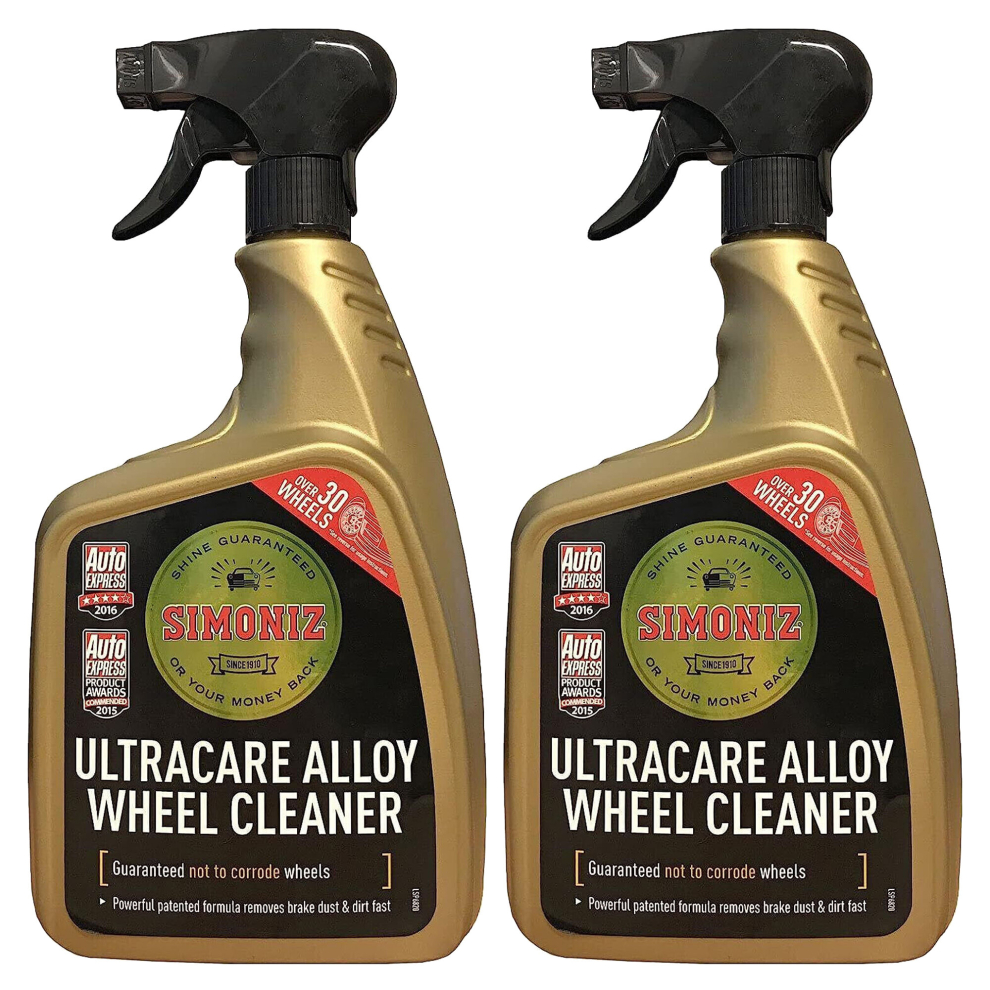 (2) 1Litre Simoniz Alloy Wheel Cleaner Spray Bottle