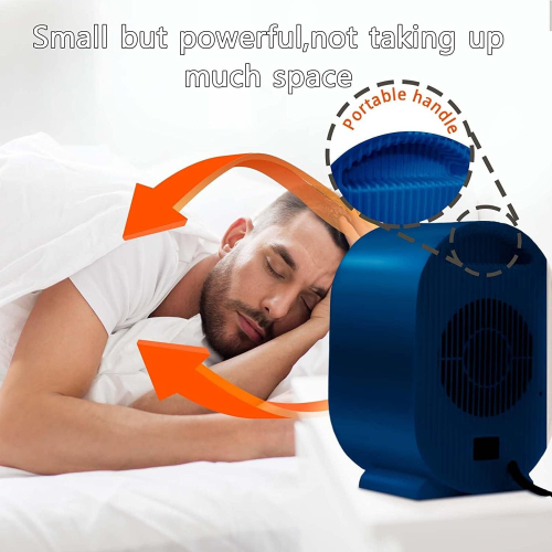Ceramic Plug in Fan Heater,1200W Compact Portable Fan Heater 1