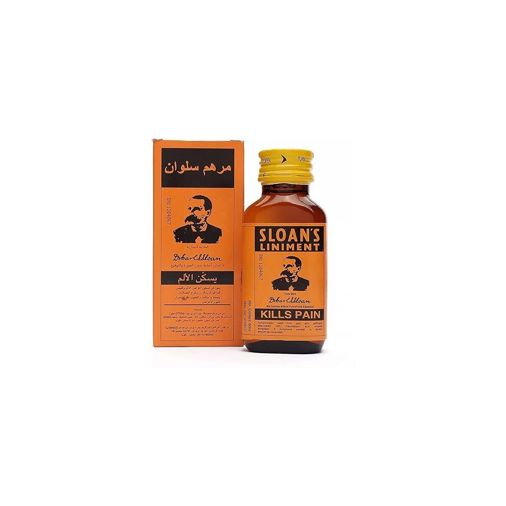 Sloans Liniments Pain Relief & Fever pain and discomfort kills oil 60ml