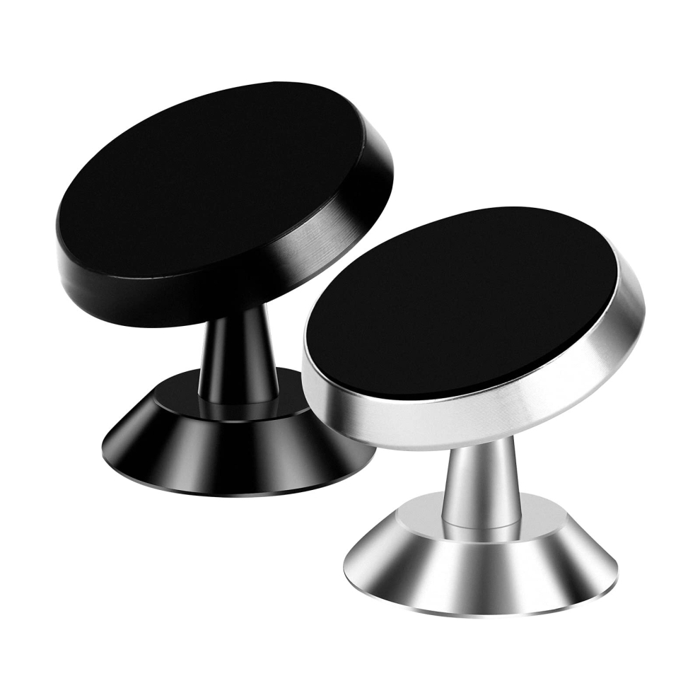 2 Pack Car Phone Holder With Super Strong Magnet Universal Dashboard Car Mount 360 Rotation Mobile Phone Holder 8131013900031