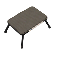 (Black) Single Folding Step Stool (Non Slip Platform)