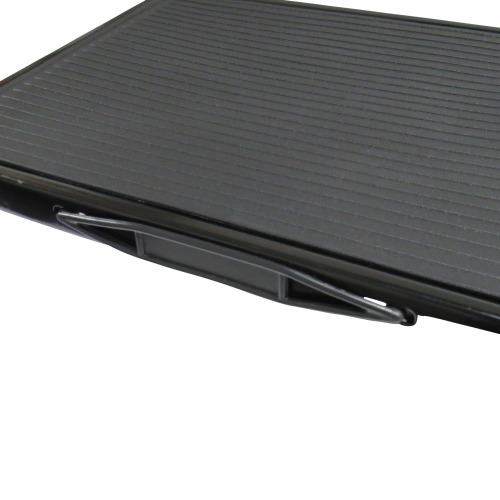 (Black) Single Folding Step Stool (Non Slip Platform) 2