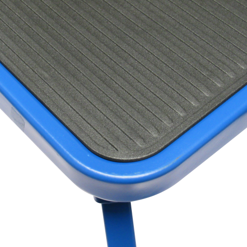 (Blue) Single Folding Step Stool (Non Slip Platform) 1