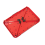 (Red) Single Folding Step Stool (Non Slip Platform) 6