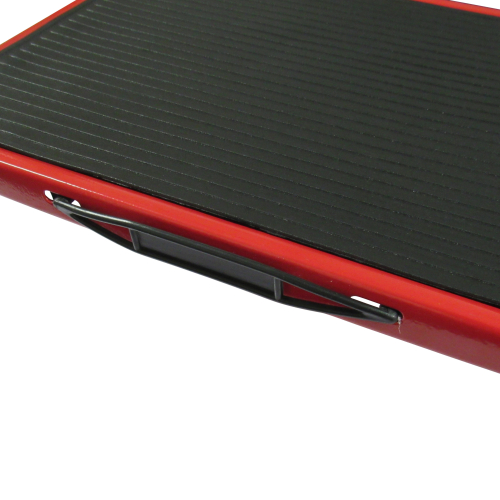 (Red) Single Folding Step Stool (Non Slip Platform) 2