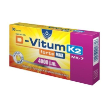 D-Vitum 4000 j.m. K2 - 30caps D-Vitum forte Max 4000 K2 - 30kapsułek