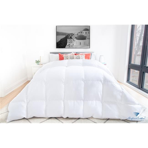 50 oz 725 Fill Power Canadian Hutterite White Goose Down Duvet 700TC