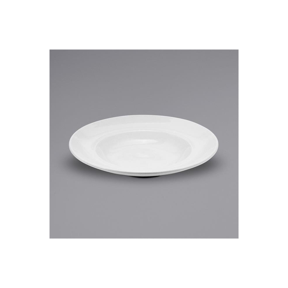 45.5 oz Cream White Ware Wide Rim Porcelain Pasta Bowl-image-OPC-PD2K5QM-NEW