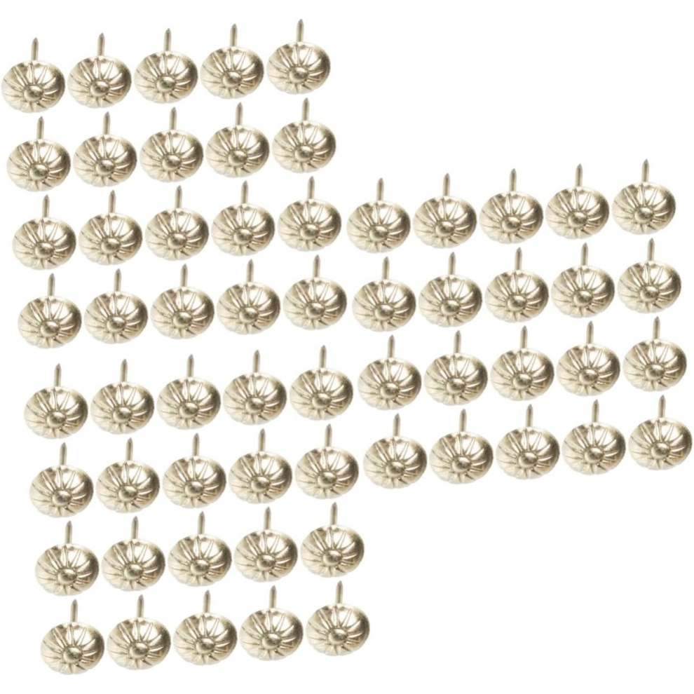 1500 Pcs Sticky Tack Antique Brass Pushpin Thumb Tacks For Wall Hangings Upholstery Tacks Stud Retro Thumb Thumbtacks 7770197827485