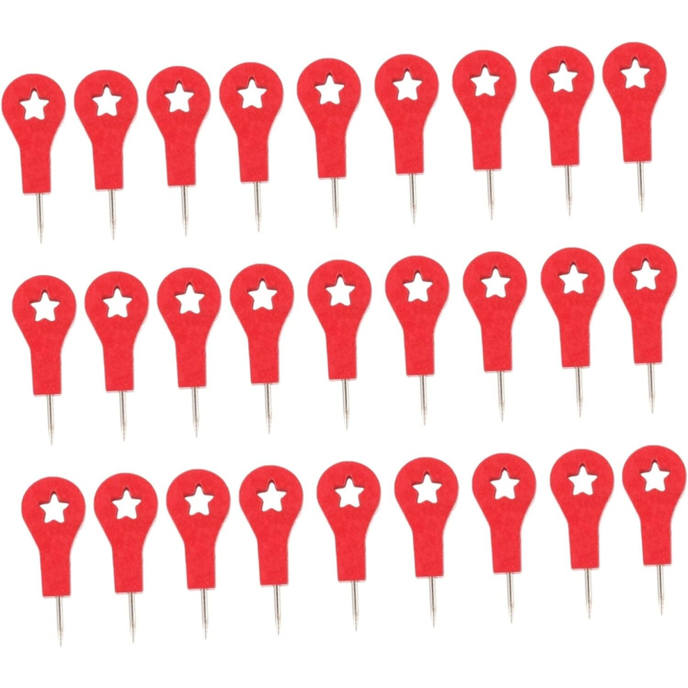 50Pcs Utility Nails Clothespin Push Flat Push Pin Thumb Tacks Photos Push Pin Fabric Push Pin Board Map Push Pin Wood Pushpin Iron Wooden 7770197827560