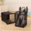 Pencil Holder Office Desk Metal Mesh Square Pen Pot Cup Case Organiser Durable Pencil Case 4