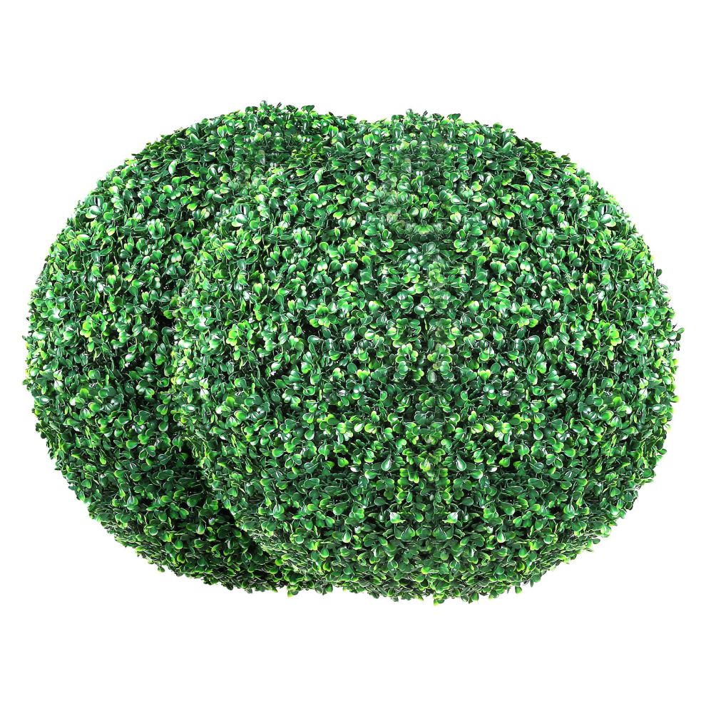 VEVOR 20" Artificial Topiary Greenery Ball Fake Plants Outdoor Indoor Décor
