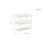 Birlea White Triple Bunk Bed Frame High Sleeper Pine Birlea Tressa 4