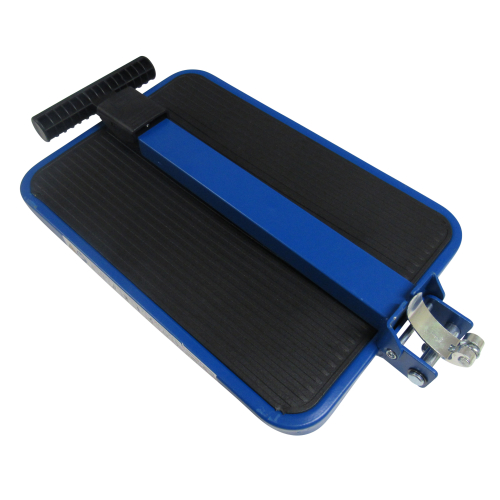 Single Folding Caravan Step with Support Handle (Non Slip Platform) 2
