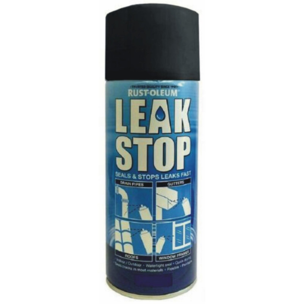 400ml Black Leak Stop Spray Plumbring Pipe Repair Watertight Seal