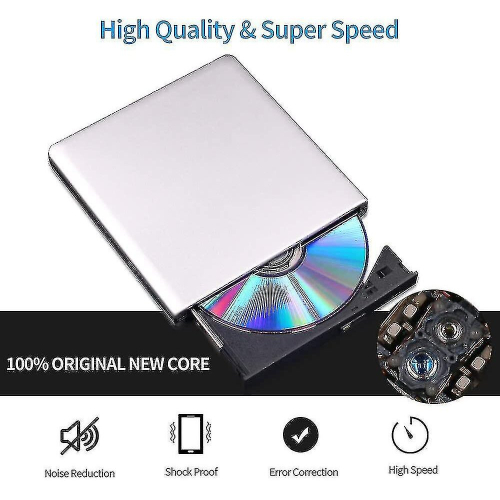 External Blu Ray Dvd Drive 3d, Usb 3.0 And Type-c Bluray Cd Dvd Reader 2
