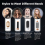5 En 1 Styler Brosse Chaude Séchoir Lisseur Wrapper (blanc ) 4