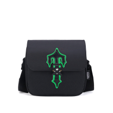 (Green) Postman Unisex Trapstar Bag Fashion Messenger Oxford Cloth Hip Hop Black Square