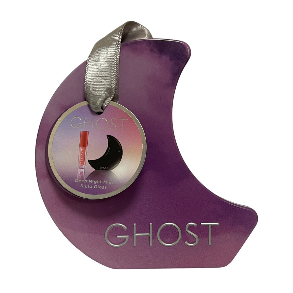 Ghost Deep Night 10ml EDT & Dusky Rose Lip Gloss 1.5ml Gift Set