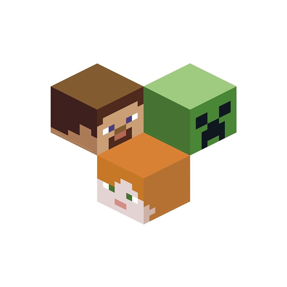 Brainboosters Minecraft Assorted Paper Cut Out - Pack Of Size 3