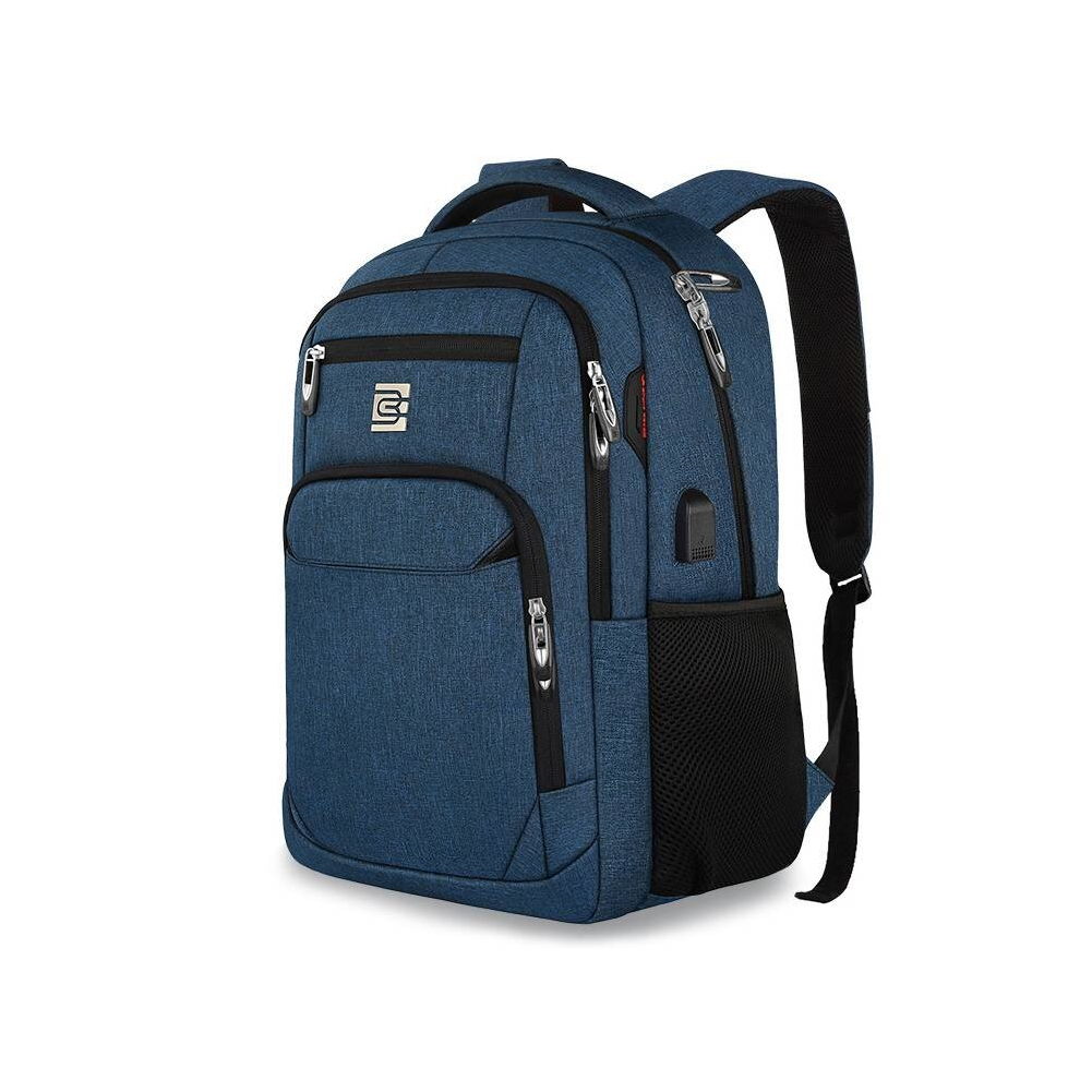 (StyleB) Mens Premium Quality Business Travel Backpack With Multiple Compartments