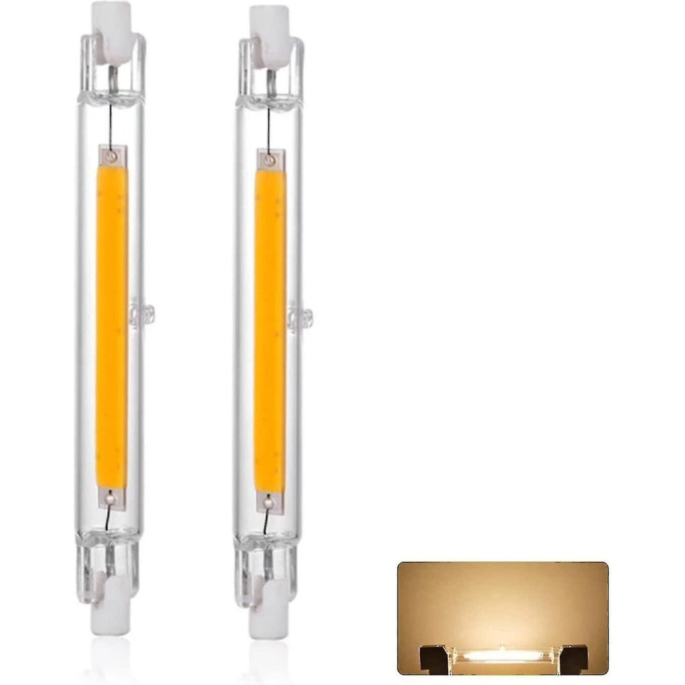 (2Pcs) R7s Led Bulb 118mm 30w Dimmable, Warm White 3000k 3000lm, Linear Replace J118 300w Halogen Lamp_i