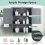 Casart Wall Mounted Cabinet Bathroom Vanity Storage Cupboard w/Adjustable Shelf 4