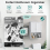 Casart Wall Mounted Cabinet Bathroom Vanity Storage Cupboard w/Adjustable Shelf 7