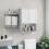 Casart Wall Mounted Cabinet Bathroom Vanity Storage Cupboard w/Adjustable Shelf 6