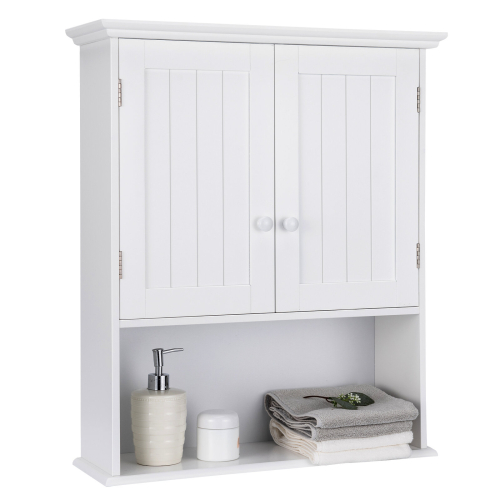 Casart Wall Mounted Cabinet Bathroom Vanity Storage Cupboard w/Adjustable Shelf