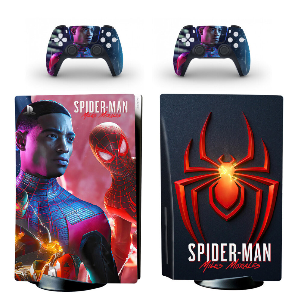 (YSPF0002) SpideMan 2 PS5 Disc Edition Vinyl Skin Sticker Set-image-OPC-PD2MN9P-NEW