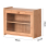 Living And Home Double Decker Wooden Bread Bin Clear Front Kitchen Food Loaf Storage Container 5