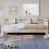 Daybed Cabin Bed Wooden 3FT Single Sofa Guest Bed Sofa Bed, White 9