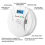 Carbon Monoxide(CO) Smoke Detector Alert Battery Operated Combination Alarm 3
