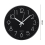 Living And Home 12-Inch Minimalist Wall Clock with Arabic Numerals 6