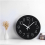 Living And Home 12-Inch Minimalist Wall Clock with Arabic Numerals 3