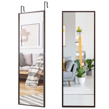 2 IN1 Full Length Mirror Over the Door Dressing Mirror Wall Mounted Makeup